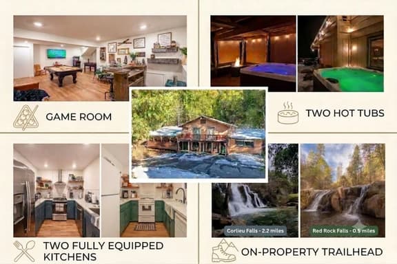 Sleeps 16 | 6BR 4Bath Cabin | Dual Kitchens & Spas - Image 1
